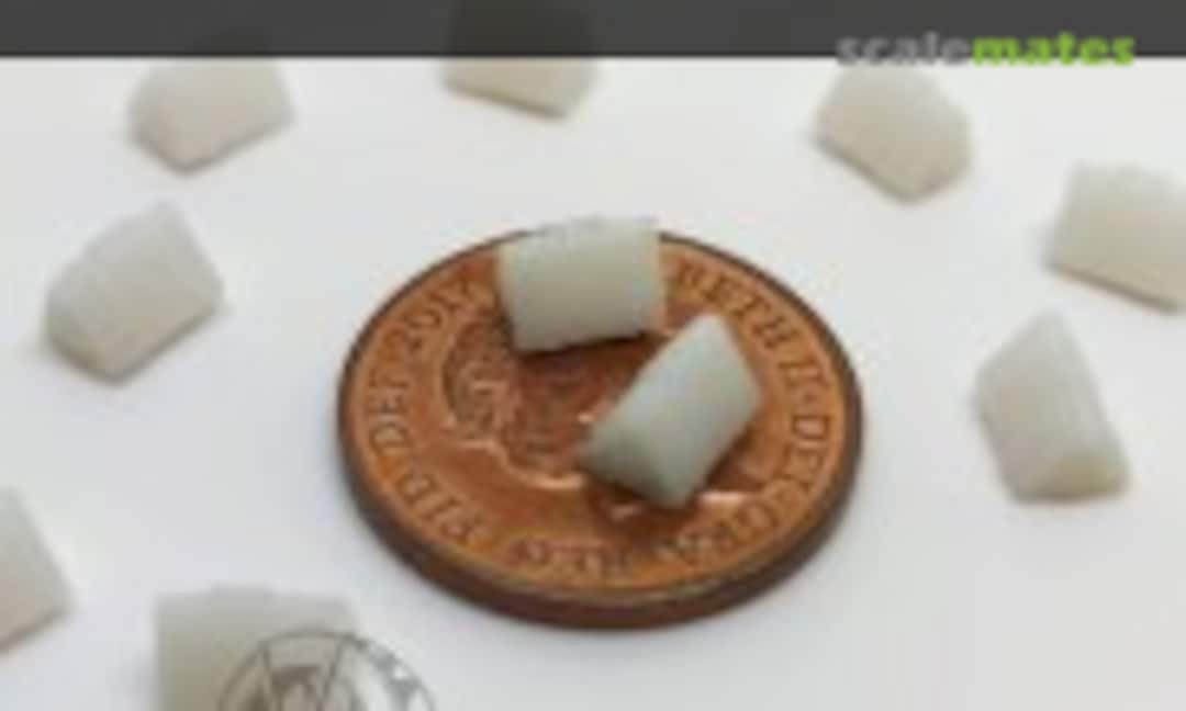 1:72 German WWII triangular fuel jerrycan 15L x 10 (ScaleFiend Miniatures 72-triangular-jerrycan) 72-triangular-jerrycan