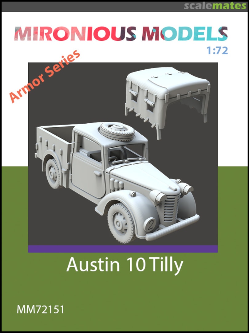 Boxart Austin 10 Tilly (3D-Printed) MM72151 Mironious Models Boxart Austin 10 Tilly (3D-Printed) MM72151 Mironious Models