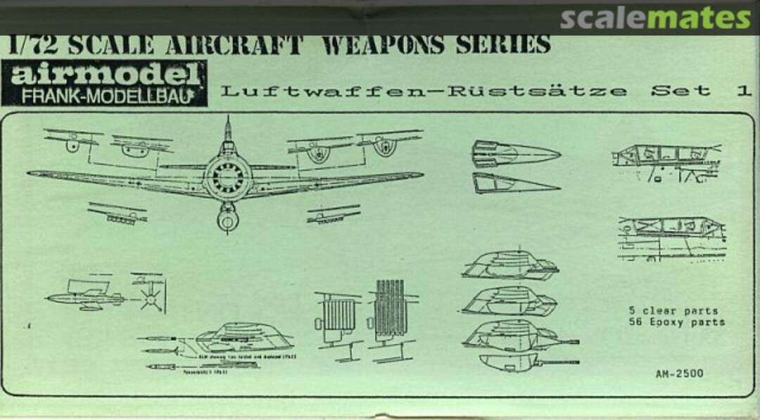 Boxart Luftwaffen-Rüstsätze Set 1 AM-2500 Airmodel Boxart Luftwaffen-Rüstsätze Set 1 AM-2500 Airmodel