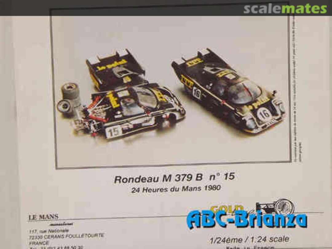 Boxart Rondeau M379 B #004 "ITT" LM124028KP Le Mans Miniatures Boxart Rondeau M379 B #004 "ITT" LM124028KP Le Mans Miniatures