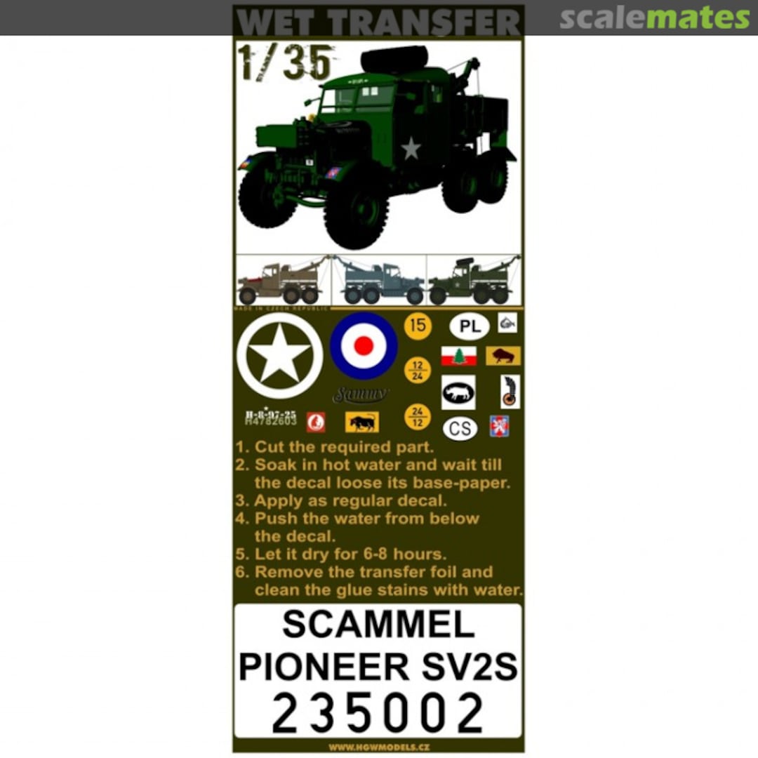 Boxart Scammell Pioneer SV2S 235002 HGW Models Boxart Scammell Pioneer SV2S 235002 HGW Models