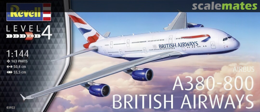 Boxart A380-800 British Airways 03922 Revell Boxart A380-800 British Airways 03922 Revell