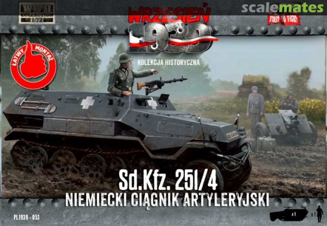 Boxart Sd.Kfz. 251/4 Ausf. A artillery tractor PL1939-053 First to Fight Boxart Sd.Kfz. 251/4 Ausf. A artillery tractor PL1939-053 First to Fight