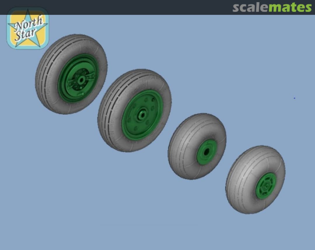 Boxart Wheels set for Ka-27 / Ka-32 Soviet / Russian helicopter - Light series NS48112-b North Star Boxart Wheels set for Ka-27 / Ka-32 Soviet / Russian helicopter - Light series NS48112-b North Star