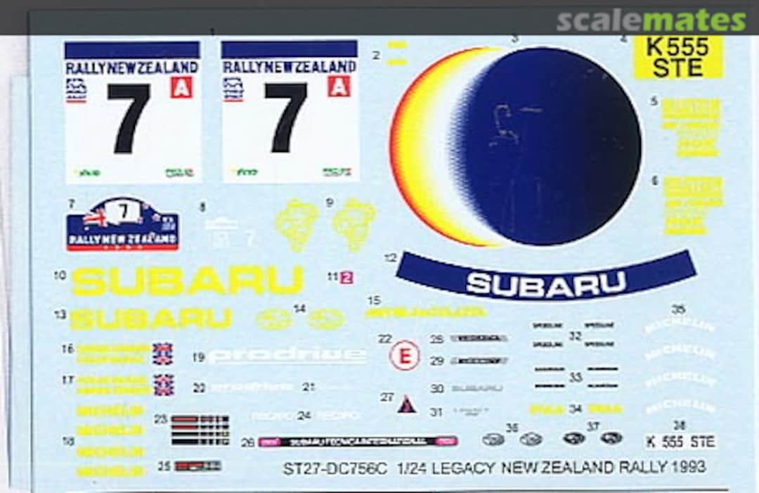 Boxart Subaru Legacy RS ST27-DC756C Studio27 Boxart Subaru Legacy RS ST27-DC756C Studio27