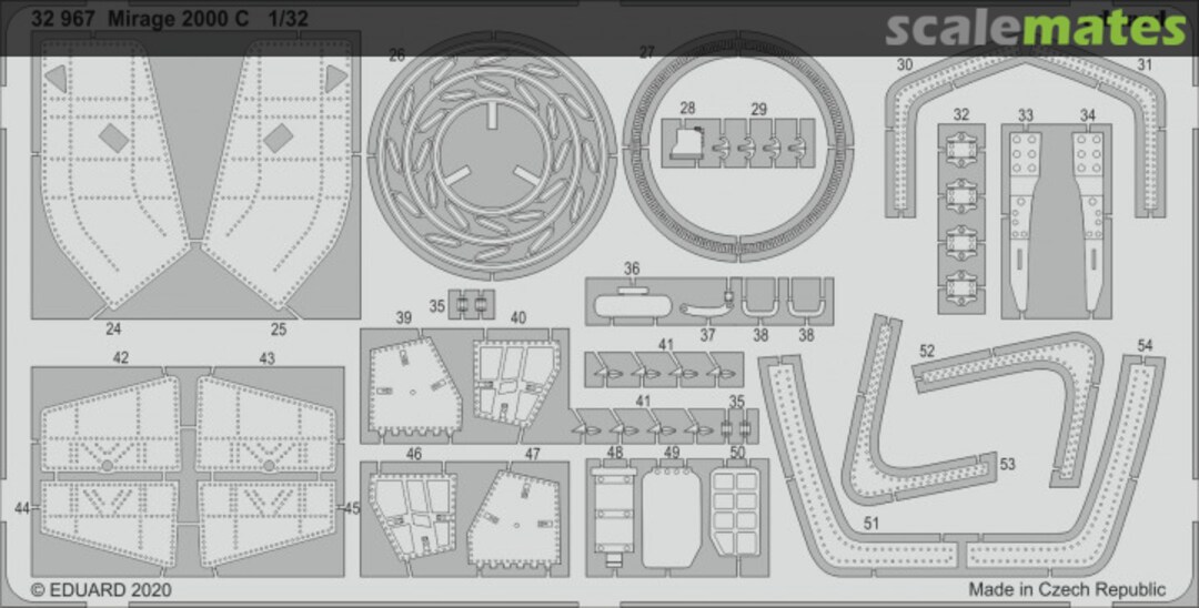 Boxart Mirage 2000 C KITTY HAWK 32967 Eduard Boxart Mirage 2000 C KITTY HAWK 32967 Eduard