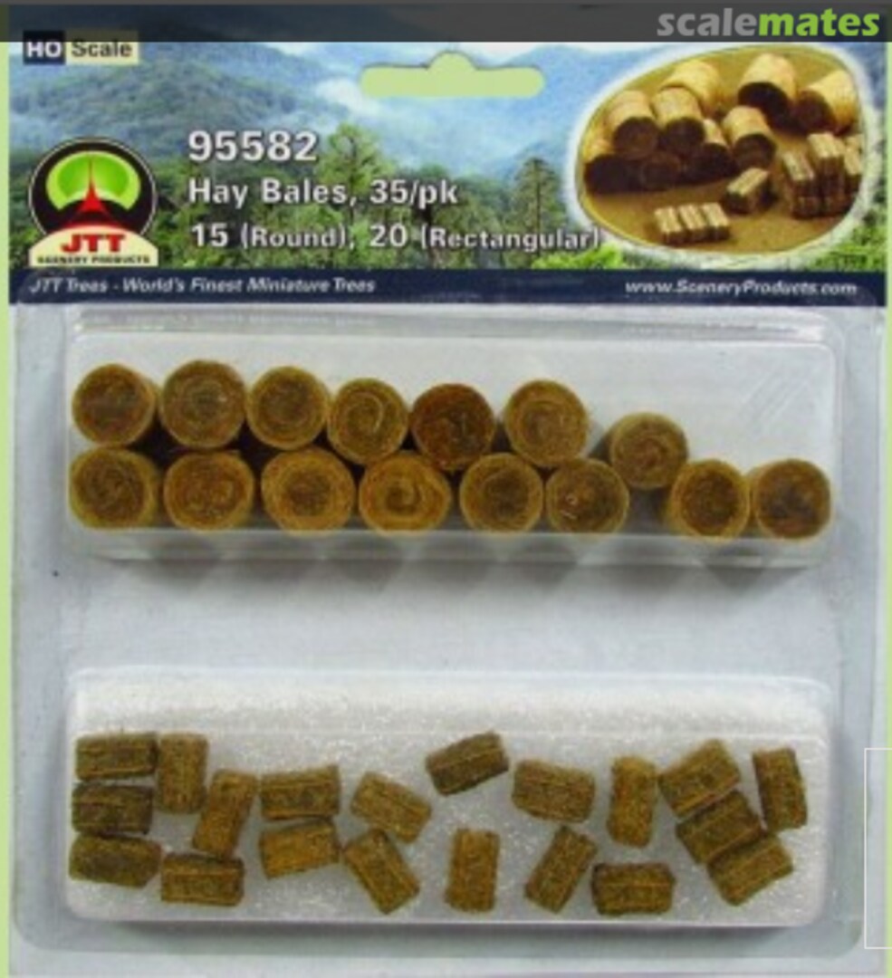 Boxart Hay Bales, 35/pk 95582 JTT Scenery Products