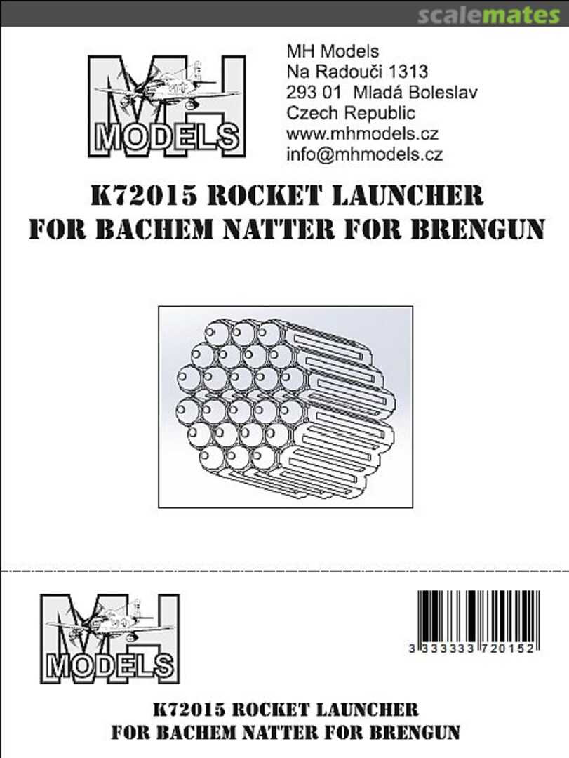 Boxart Rocket Launcher fo Bachem Natter K72015 MH Models Boxart Rocket Launcher fo Bachem Natter K72015 MH Models