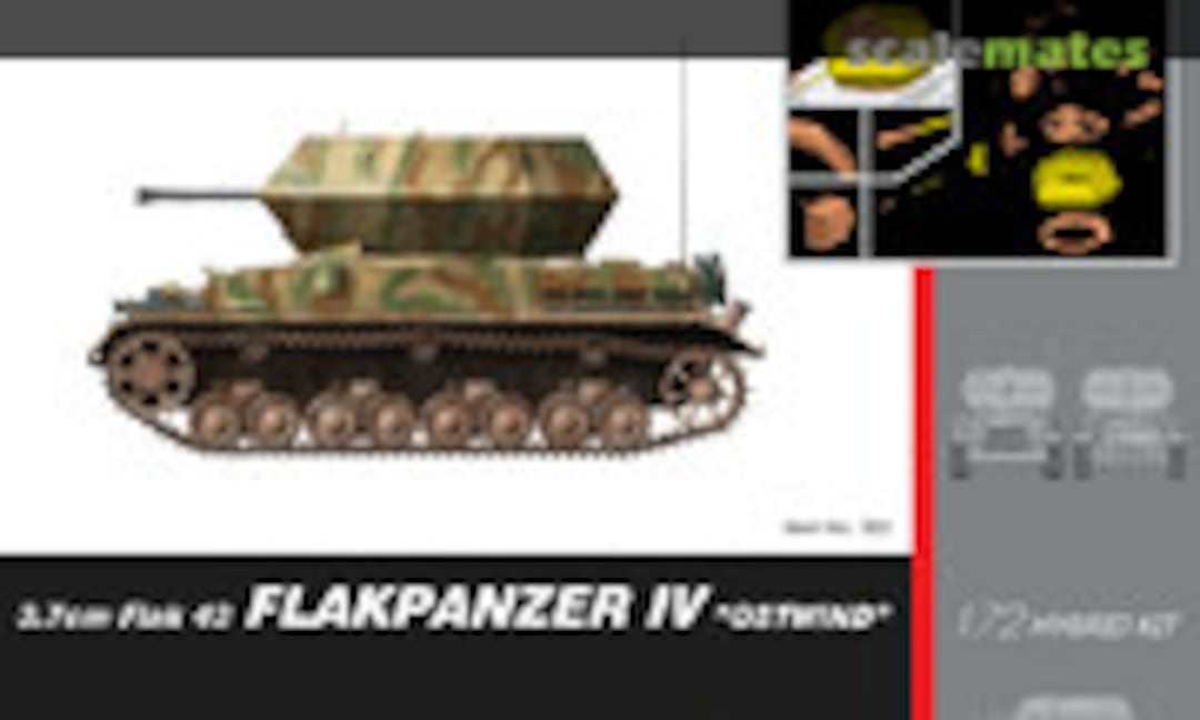 1:72 3,7cm Flak 43 Flakpanzer IV 'Ostwind' (Dragon 7535) 7535
