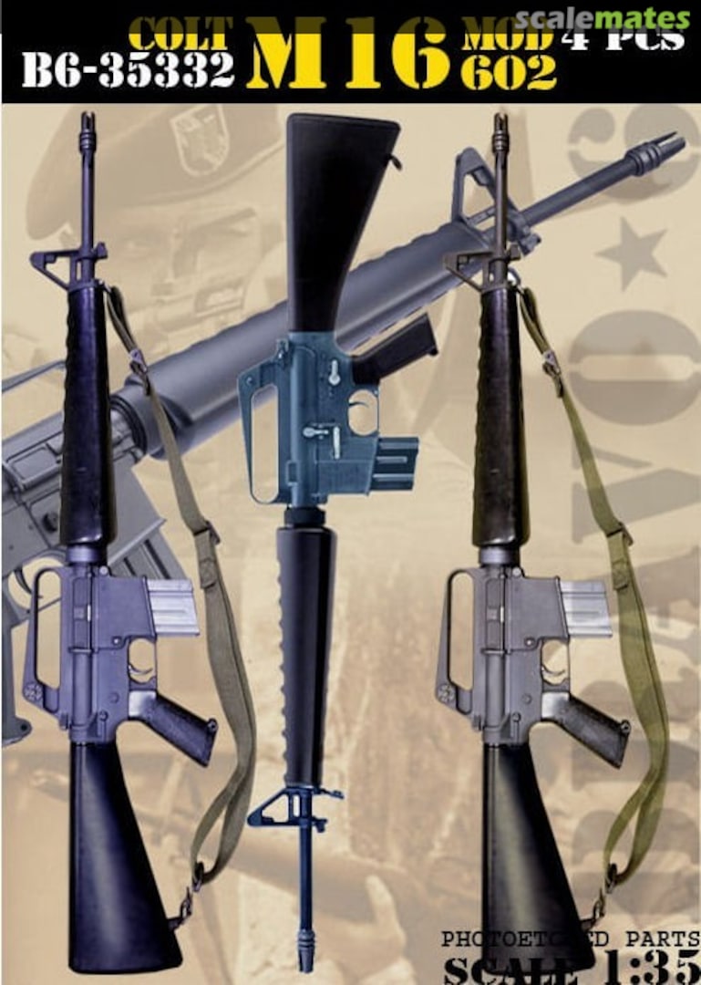 Boxart Colt M16 Mod 602 B6-35332 Bravo-6 Boxart Colt M16 Mod 602 B6-35332 Bravo-6