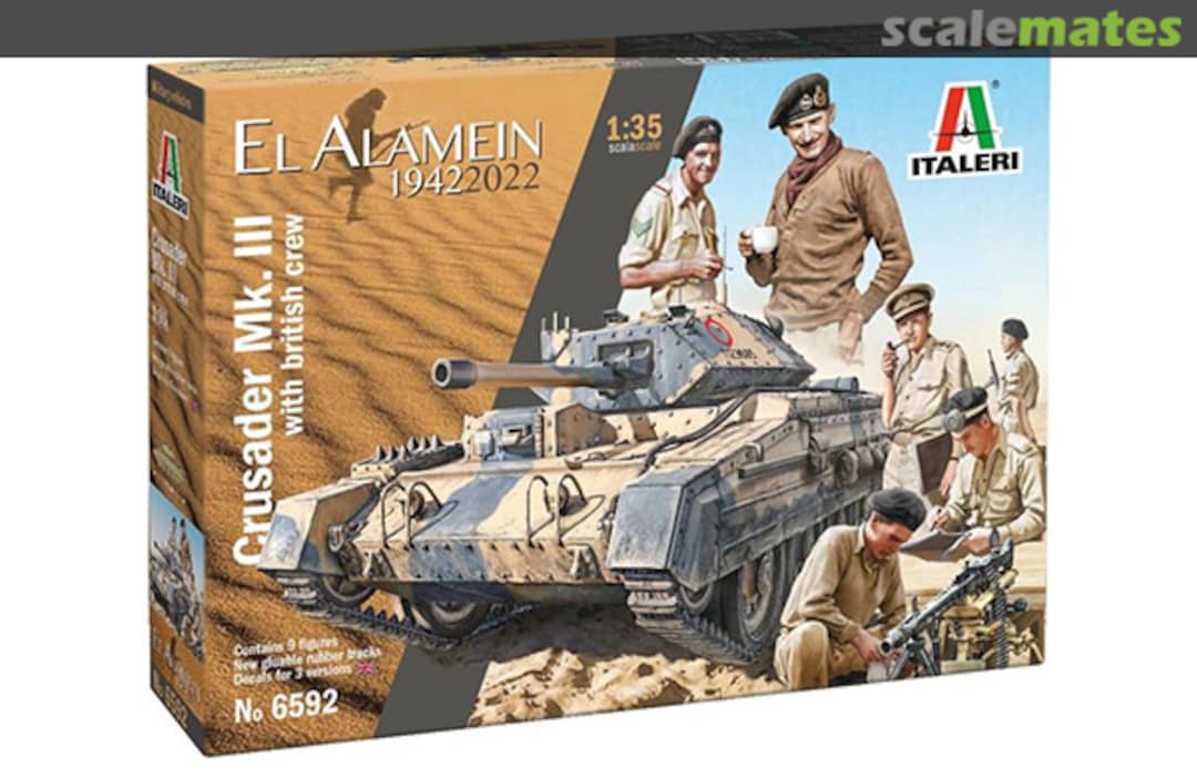 Boxart Crusader III w/ British Crew 6592 Italeri Boxart Crusader III w/ British Crew 6592 Italeri