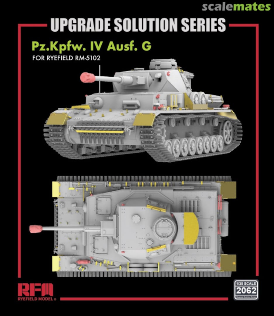 Boxart Upgrade For RM-5102 Pz.Kpfw. IV Ausf. G RM-2062 Rye Field Model
