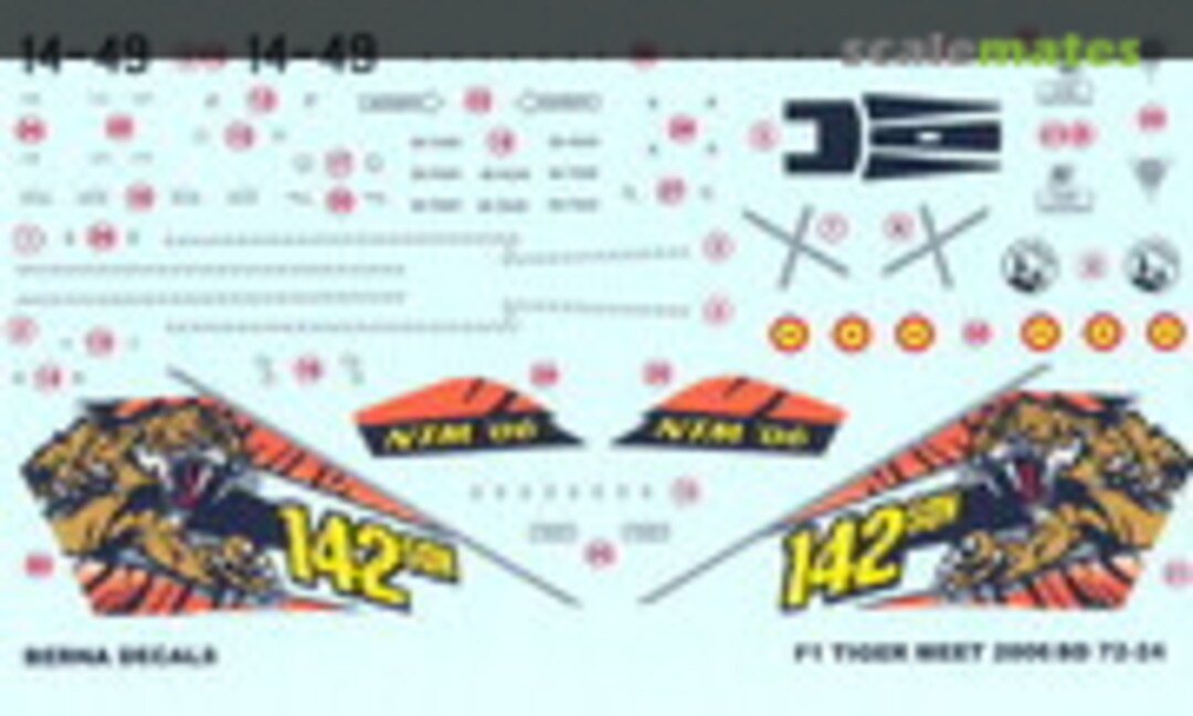1:72 Dassault Mirage F1M (Berna Decals BD 72-24) BD 72-24