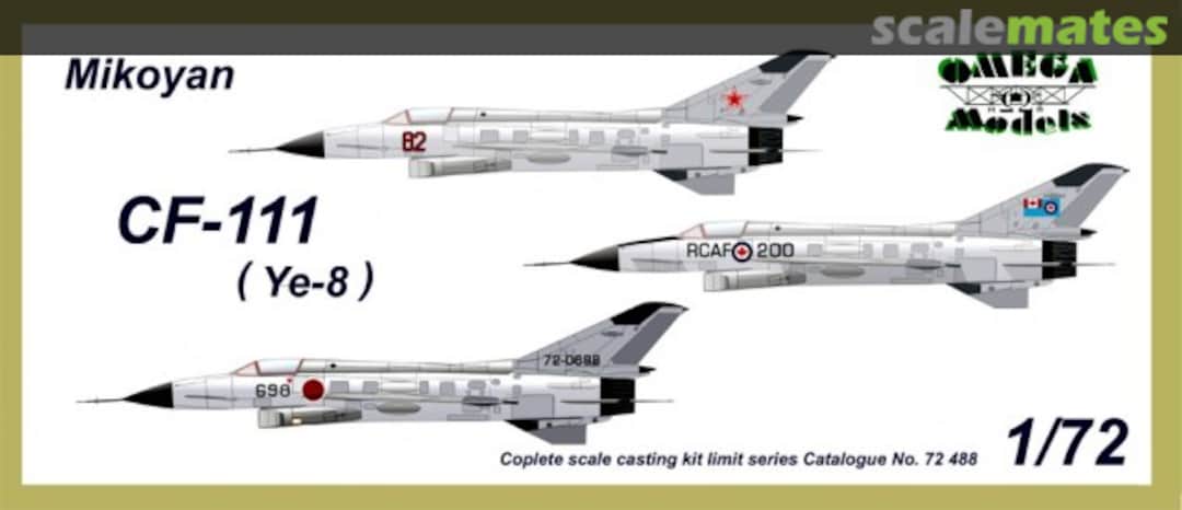 Boxart Mikoyan CF-111 72488 Omega Models Boxart Mikoyan CF-111 72488 Omega Models