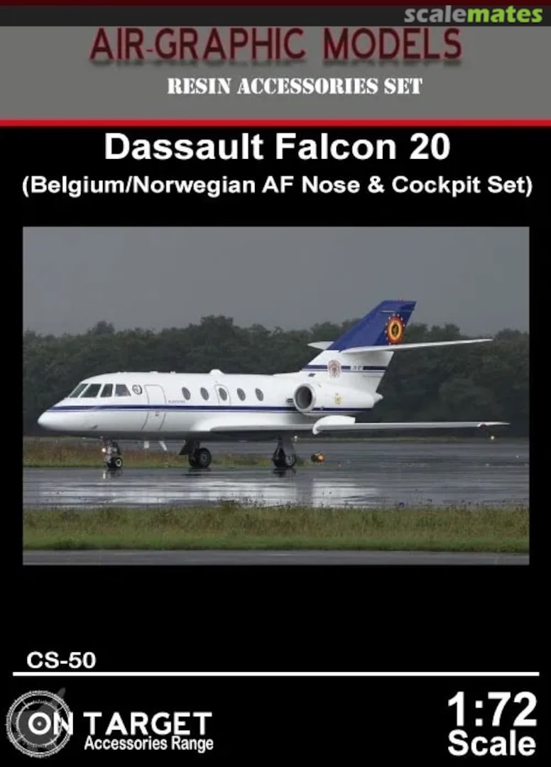 Boxart Dassault Falcon 20 CS-50 Air-Graphics Models