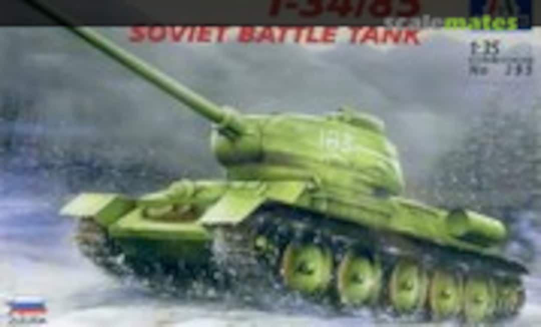 1:35 T-34/85 Soviet Battle Tank (Italeri 295) 295