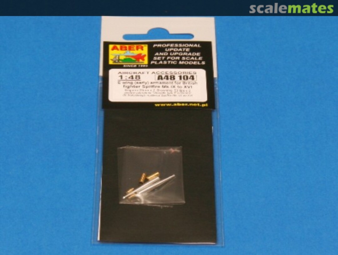 Boxart E wing (early) armament for British fighter Spitfire Mk.IX to XVI Aber A48104 Aber Boxart E wing (early) armament for British fighter Spitfire Mk.IX to XVI Aber A48104 Aber