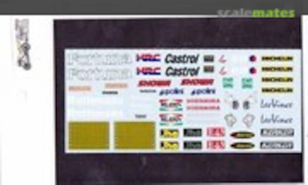 1:12 Honda NSR250 & Road Bike Logo (Museum collection DC-622) DC-622