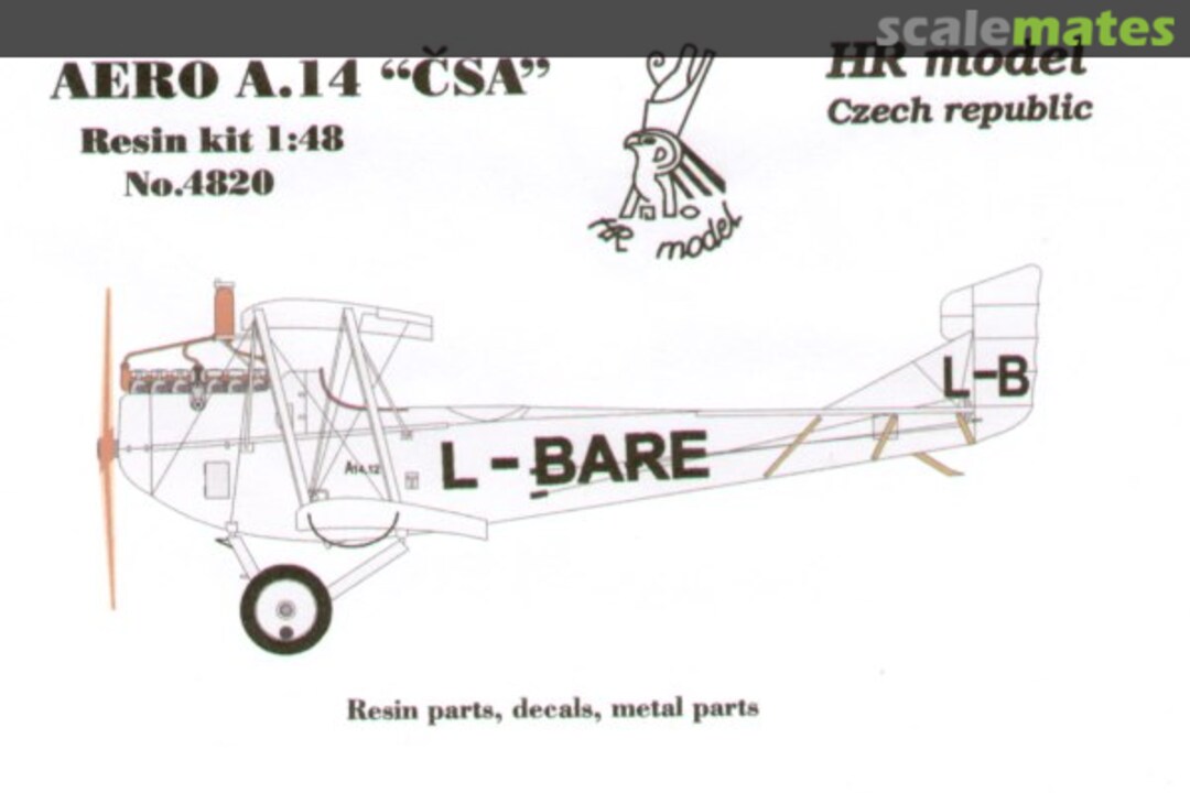 Boxart Aero A.14 "CSA" 4820 HR Model Boxart Aero A.14 "CSA" 4820 HR Model