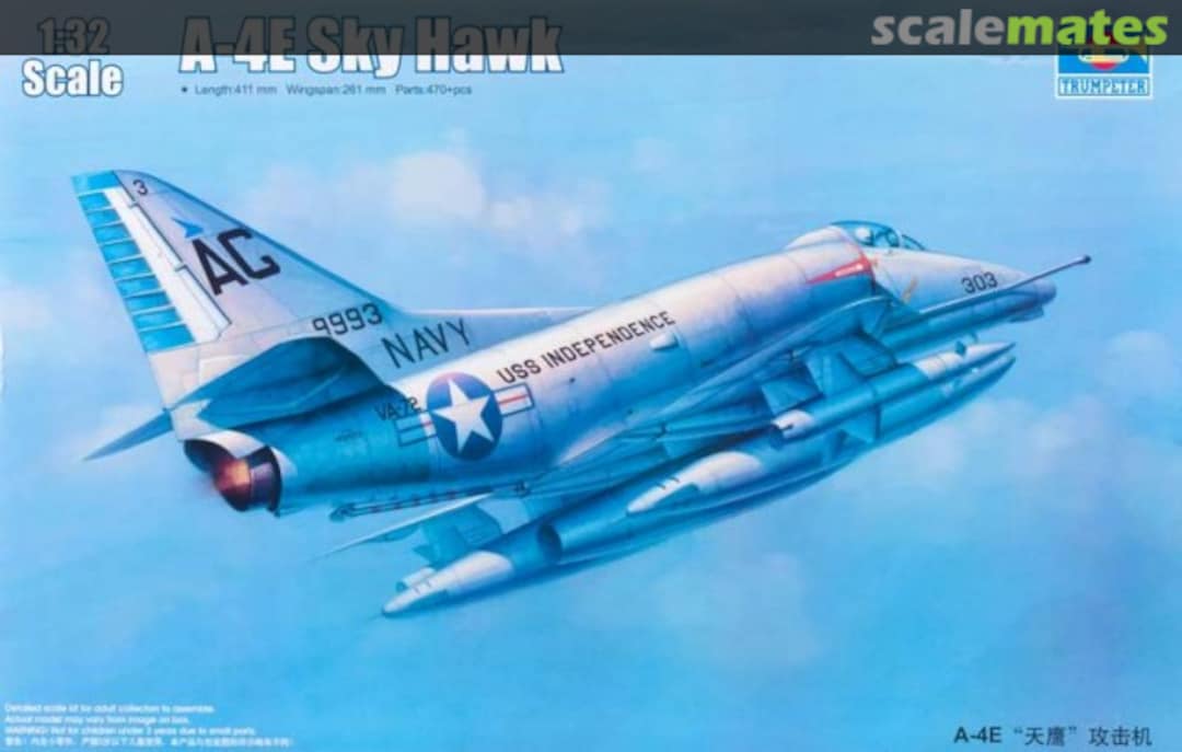 Boxart A-4E Skyhawk 02266 Trumpeter Boxart A-4E Skyhawk 02266 Trumpeter