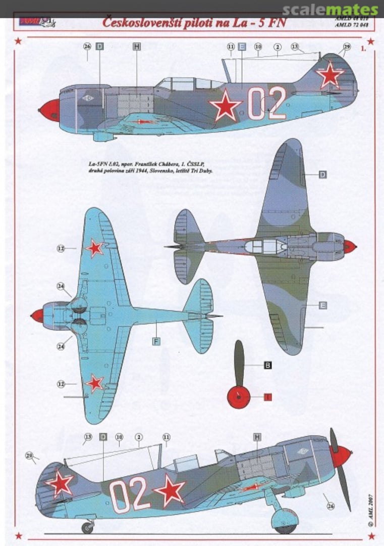 Boxart Lavochkin La-5FN AMLD72048 AML Boxart Lavochkin La-5FN AMLD72048 AML