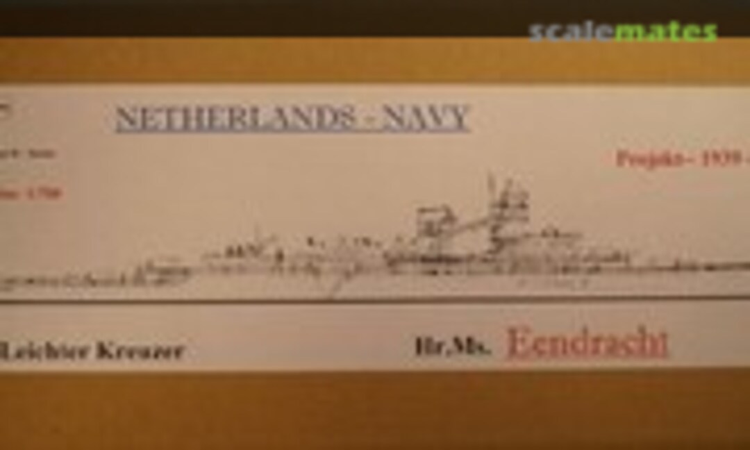 1:700 Projekt 1939 Leichter Kreuzer Hr.Ms. "Eendracht" (HP-Models WW II-WL-NL-) WW II-WL-NL-