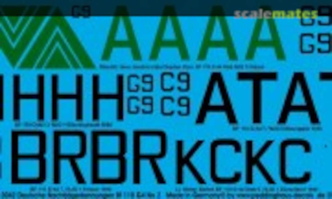 1:32 BF 110 G4 Nightfighter (Peddinghaus-Decals 2042) 2042