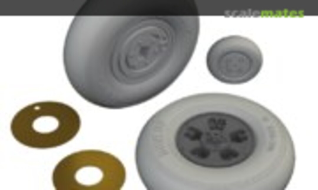 1:24 Spitfire Mk.IX wheels 5spoke (Eduard 624004) 624004