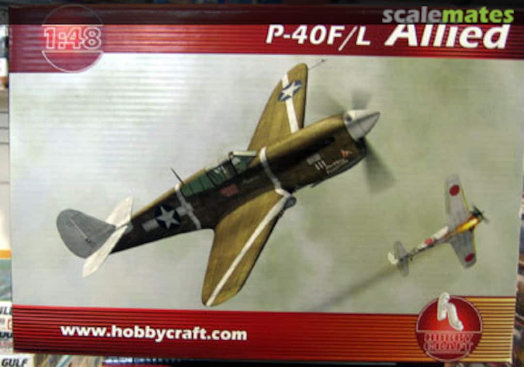 Boxart P-40F/L Allied HC1417 Hobbycraft Boxart P-40F/L Allied HC1417 Hobbycraft