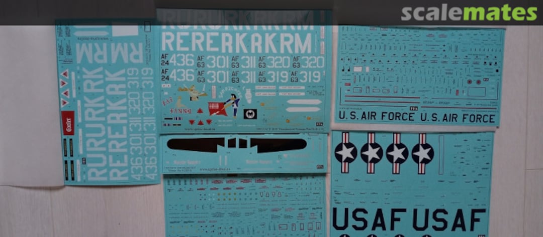 Contents F-105F Thunderchief UR32267 UpRise Decal Contents F-105F Thunderchief UR32267 UpRise Decal