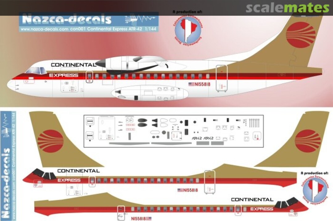 Boxart ATR 42-320 CON001 Nazca decals Boxart ATR 42-320 CON001 Nazca decals