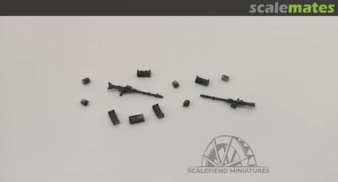 Boxart German MG34 Drum Magazine Gurttrommeltrager Trommel set 72-trommel ScaleFiend Miniatures Boxart German MG34 Drum Magazine Gurttrommeltrager Trommel set 72-trommel ScaleFiend Miniatures