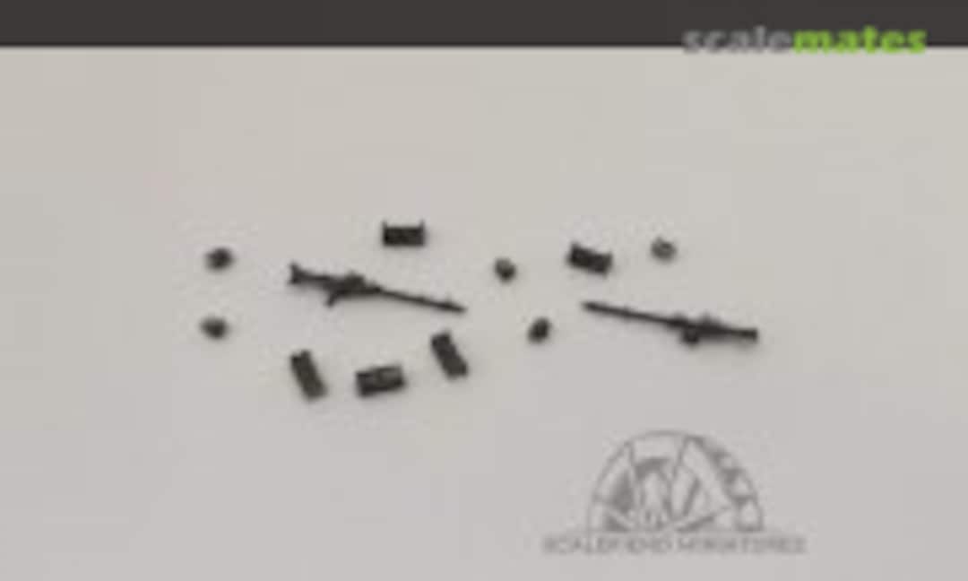 1:72 German MG34 Drum Magazine Gurttrommeltrager Trommel set (ScaleFiend Miniatures 72-trommel) 72-trommel