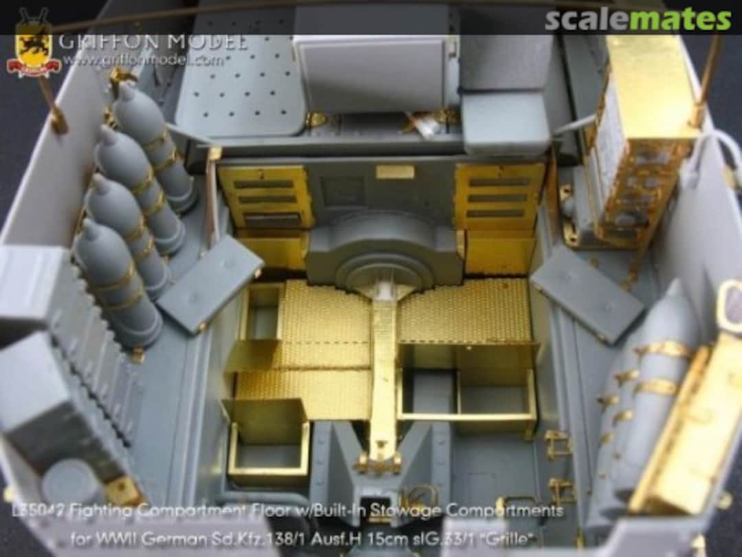 Boxart Grille Fighting Compartment Floor w/Built-In Stowage L35A042 Griffon Model Boxart Grille Fighting Compartment Floor w/Built-In Stowage L35A042 Griffon Model