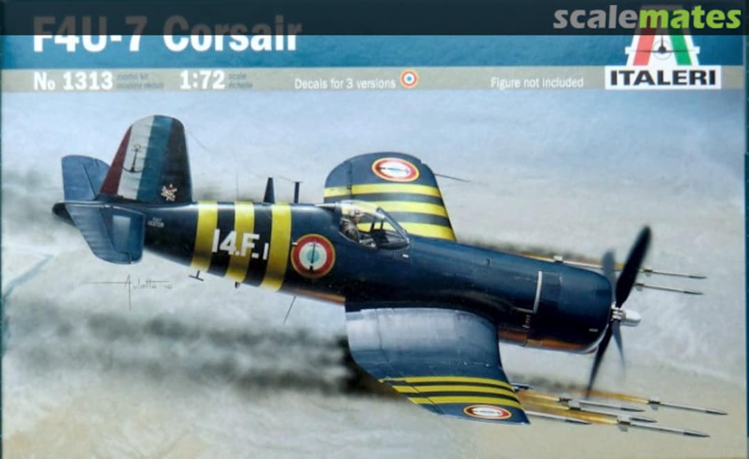 Boxart F4U-7 Corsair 1313 Italeri Boxart F4U-7 Corsair 1313 Italeri
