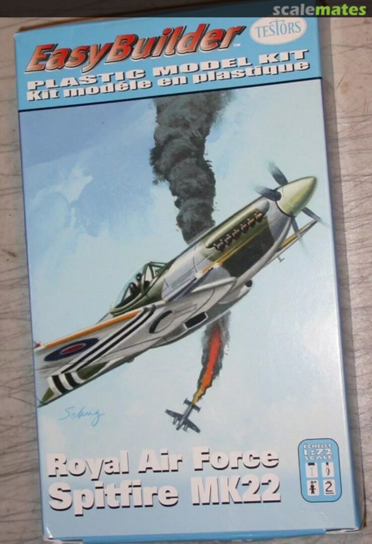 Boxart Spitfire MK22 861001 Testors Boxart Spitfire MK22 861001 Testors