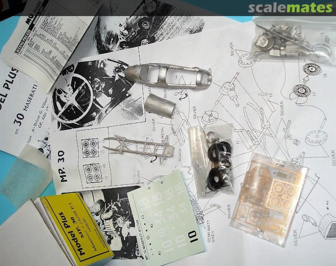 Boxart Maserati 4CLT/48 MP30 MG Model Plus Boxart Maserati 4CLT/48 MP30 MG Model Plus