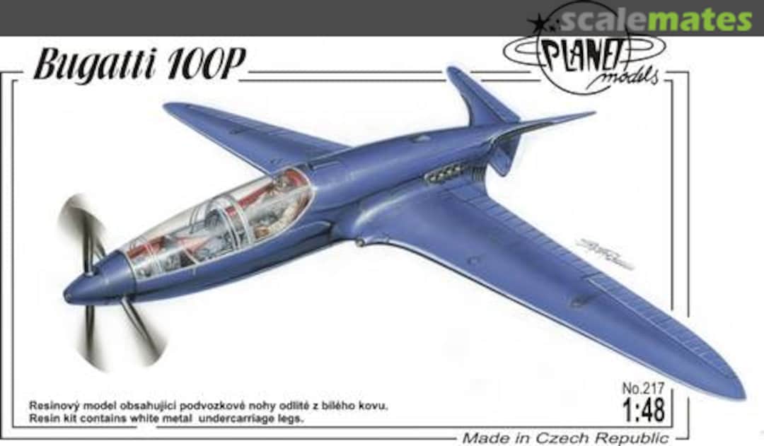 Boxart Bugatti 100P 217 Planet Models