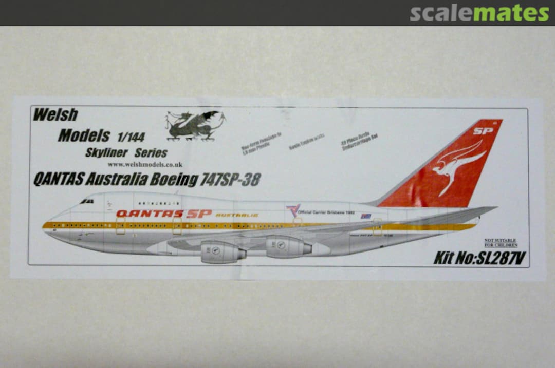 Boxart Boeing 747SP-38 SL287V Welsh Models Boxart Boeing 747SP-38 SL287V Welsh Models