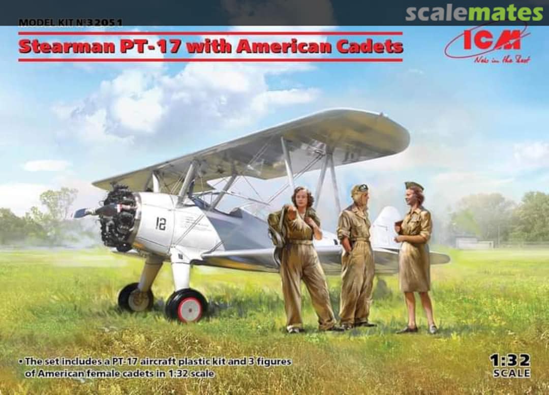 Boxart Stearman PT-17 32051 ICM Boxart Stearman PT-17 32051 ICM