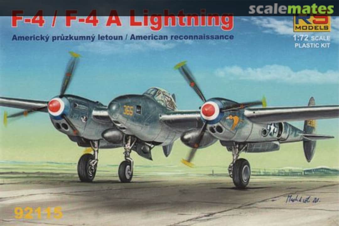 Boxart F-4 / F-4 A Lightning 92115 RS Models Boxart F-4 / F-4 A Lightning 92115 RS Models