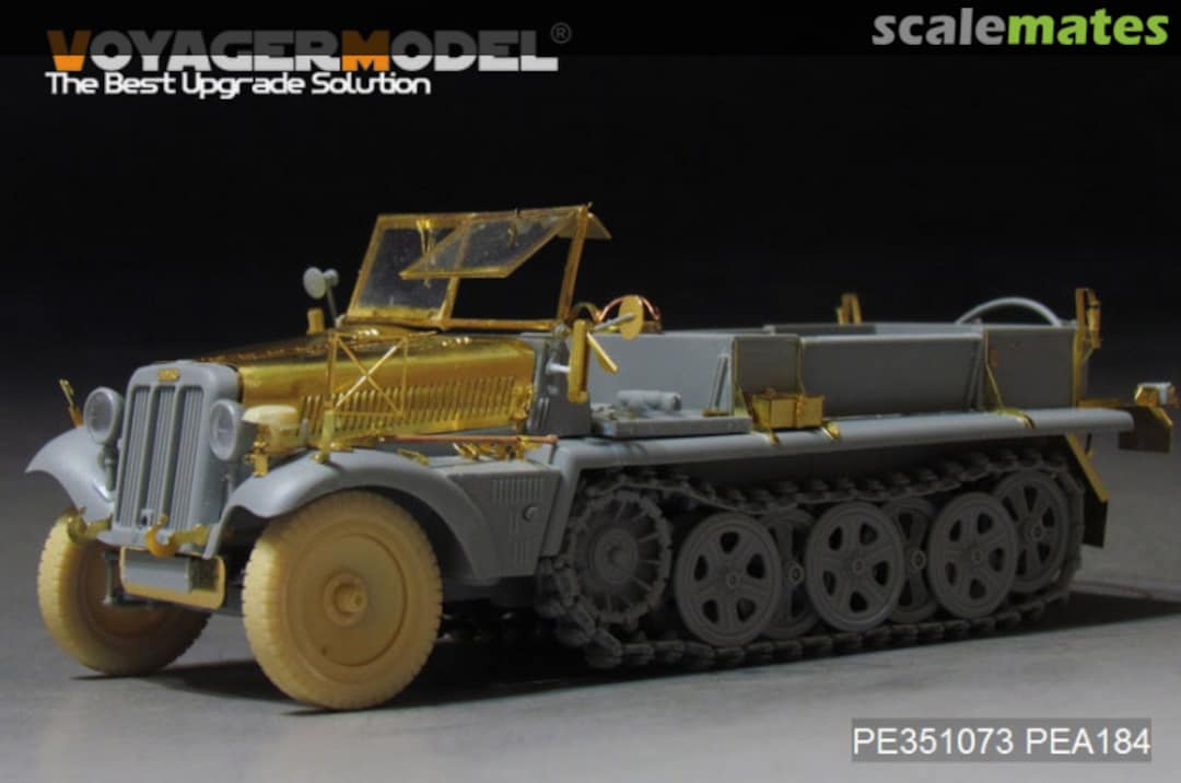 Boxart WWII German Sd.Kfz.10 Ausf.B Half Track Early Version PE351073 Voyager Model Boxart WWII German Sd.Kfz.10 Ausf.B Half Track Early Version PE351073 Voyager Model