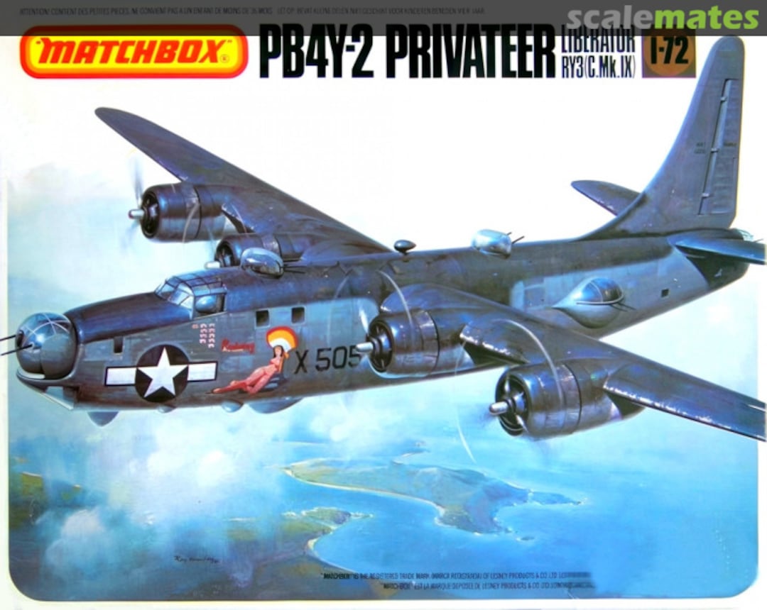 Boxart PB4Y-2 Privateer / Liberator RY3 (C.Mk.IX) PK-606 Matchbox Boxart PB4Y-2 Privateer / Liberator RY3 (C.Mk.IX) PK-606 Matchbox