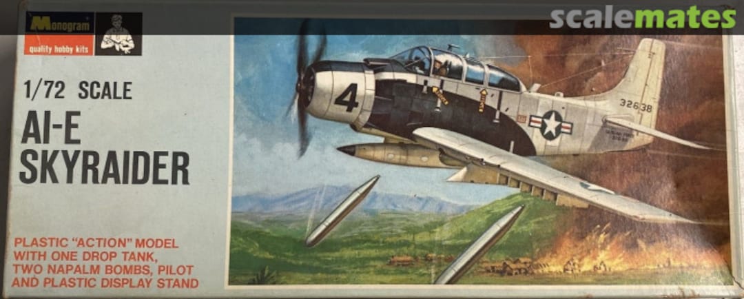 Boxart A1-E Skyraider PA146-100 Monogram Boxart A1-E Skyraider PA146-100 Monogram