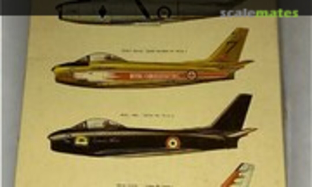1:100 F-86F Sabre Aerobatic Teams of the World (Fuji 009:300)