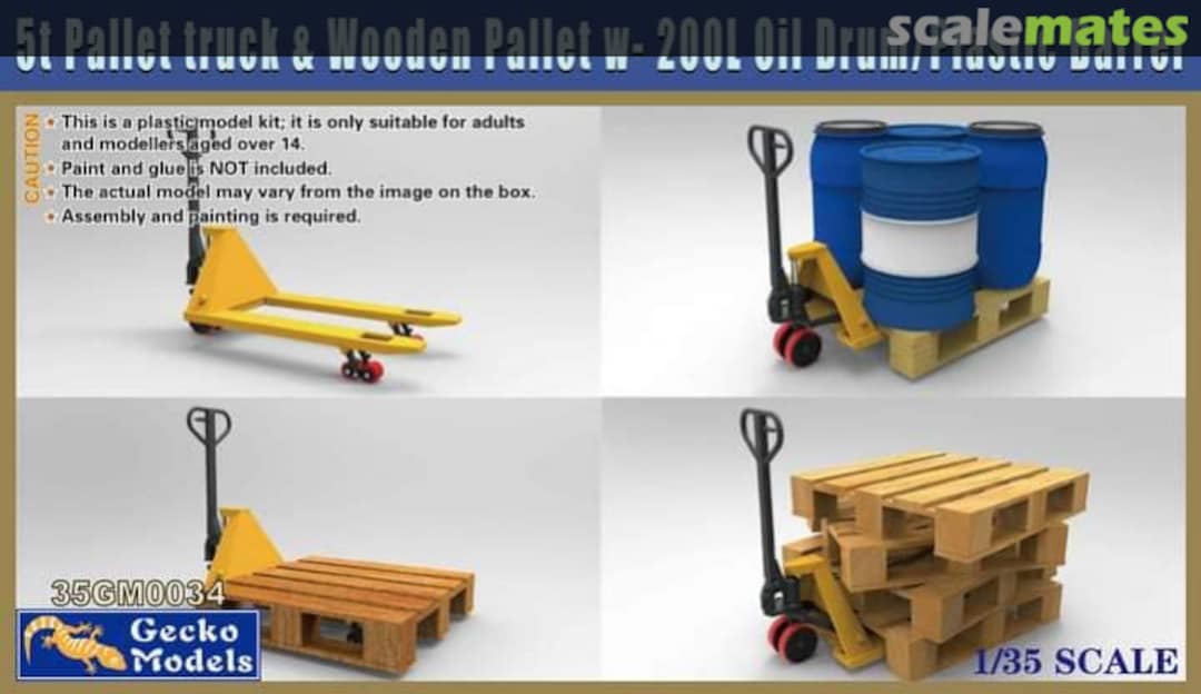 Boxart 5t Pallet Truck 35GM0034 Gecko Models Boxart 5t Pallet Truck 35GM0034 Gecko Models