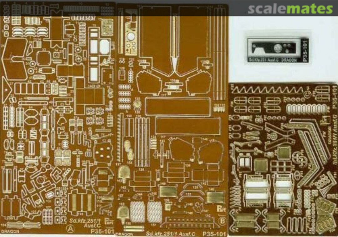 Boxart Sd.Kfz.251/1 Ausf.C P35-101 Part Boxart Sd.Kfz.251/1 Ausf.C P35-101 Part