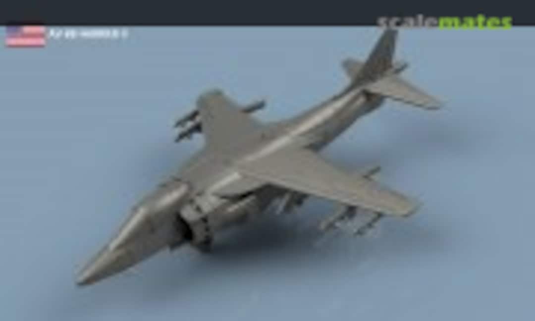 1:700 AV-8B Harrier II - USN (L'Arsenal 3D 700 398) 3D 700 398