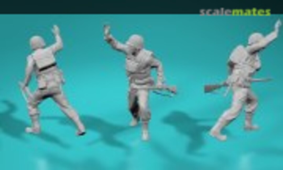 1:72 D-Day Omaha Beach Landing - US Soldier - Pose No. 1 (EMP3d 99201185-72) 99201185-72