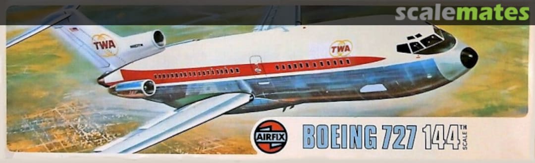 Boxart Boeing 727 03173-6 Airfix Boxart Boeing 727 03173-6 Airfix